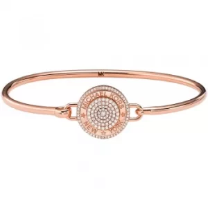 Michael Kors Ladies Premium Rose Gold Plated Cubic Zirconia Bangle...