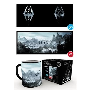 Skyrim Dragon Symbol Heat Change Mug