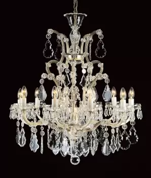 Misto Crystal 11 Arm Chandelier