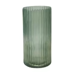 Ivyline Daphne Ribbed Vase Sage