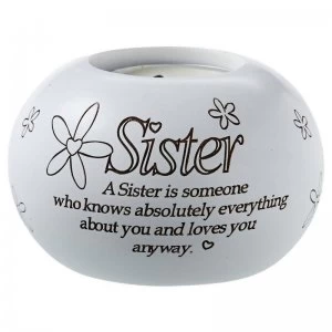 Said With Sentiment Sister Tealight Candle Holder