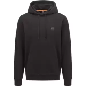 Boss Wetalk Logo Patch Hoodie - Black