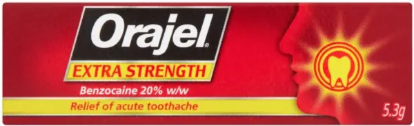 Orajel Extra Strength Toothache Relief Dental Gel 5.3g