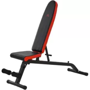 Sit-Up Weight Bench Adjustable Backpad & Seat Foldable Exercise Machine - Homcom