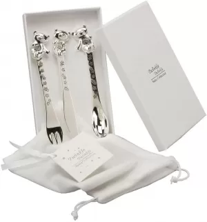 Twinkle Twinkle Silver-Plated Baby Cutlery Set