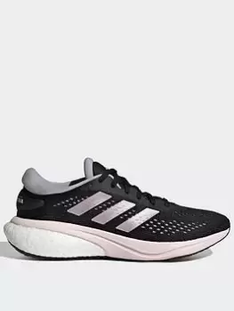 adidas Supernova 2 Running Shoes, Black/Pink, Size 4, Women