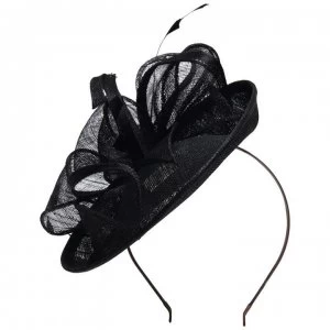 Suzanne Bettley Suzanne Bettley Saucer Bow Fascinator - Black