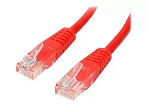 StarTech Category 5e 350 MHz Molded UTP Red Patch Cable (1.8m)