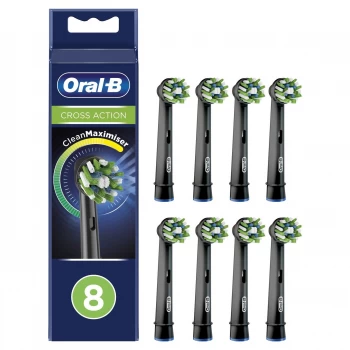 Oral B Cross Action Electric Heads Toothbrush 8Pcs