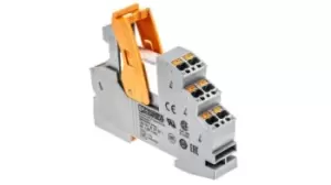 Phoenix Contact, 24V dc Coil Non-Latching Relay DPDT, 10mA Switching Current DIN Rail, 2 Pole, 2903334