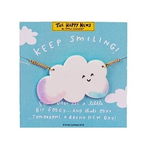 The Happy News Acrylic Necklace - Keep Smiling (Pack of 4)