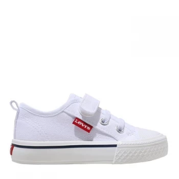 Levis Levis Maui Canvas Low Kids Trainers - White 0061