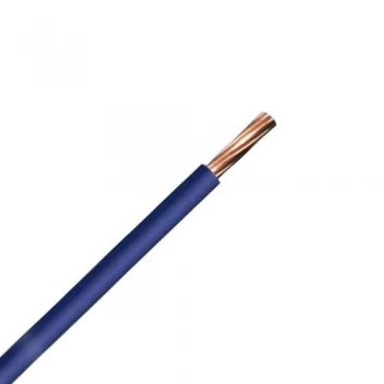 Zexum Blue 2.5mm 7 Strand 24A Single Core 6491B LSZH Low Smoke Zero Halogen Round Power Insulated Conduit Wire - 50 Meter