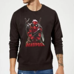 Marvel Deadpool Ready For Action Sweatshirt - Black - XL