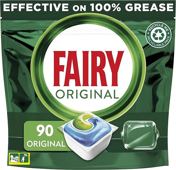 Fairy Fairy Original Dishwasher Tablets (Pack 90) - 1002149 1002149