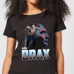 Avengers Drax Womens T-Shirt - Black - 4XL