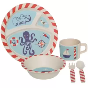 Premier Housewares 5 Piece Pirate Kids Dinner Set