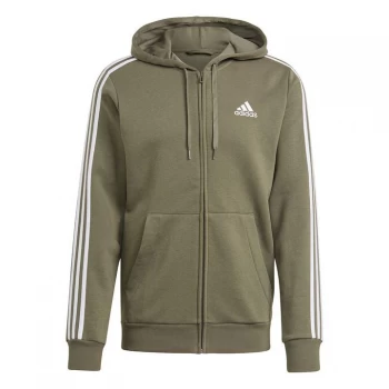 adidas adidas Mens Full Zip Track Top Hoodie - Legacy Green