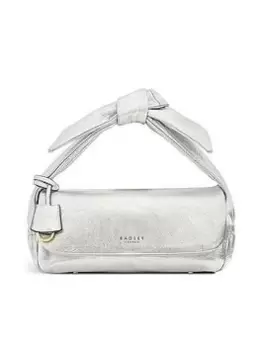 Radley Cranwell Close Metallic Small Flapover Grab - Metallic Silver