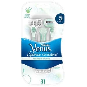 Gillette Venus ProSkin Sensitive Disposable Razor x3