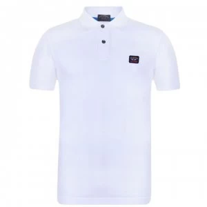 PAUL AND SHARK Short Sleeved Polo Shirt - White 010