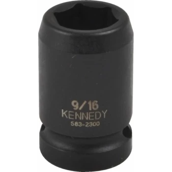 Kennedy - 1/2' A/F Impact Socket 1/2' Sq Dr