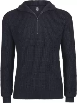 Brandit Marine Troyer Knit jumper navy