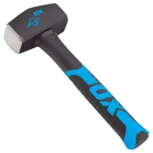 Ox Tools OX-T081302 Trade Fibreglass Handle Club Hammer 2.5Lb