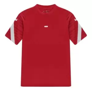 Nike Dri-FIT Strike Big Kids Short-Sleeve Soccer Top - Red