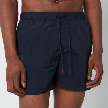 Tommy Hilfiger Mens Medium Length Drawstring Swimshorts - Desert Sky - M