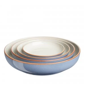 Denby Heritage Fountain 4 Piece Nesting Bowl Set