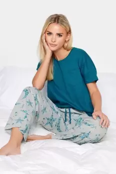 Petite Star & Moon Print Pyjama Set