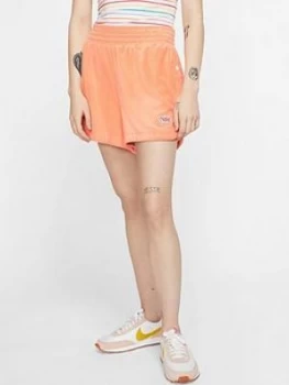 Nike NSW Retro Femme Shorts - Orange, Size XS, Women