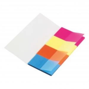 Office Page Markers Neon Four Colour Pack 5 938229