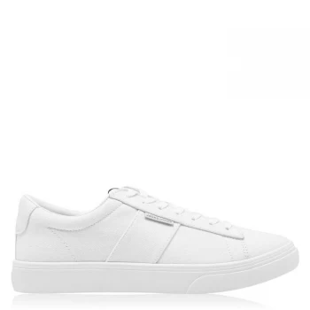 Jack and Jones Miller Canvas Trainers - Bright White