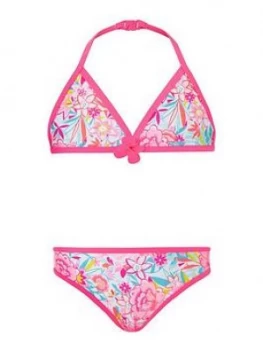 Accessorize Girls Little Senorita Print Bikini - Multi, Size Age: 3-4 Years, Women