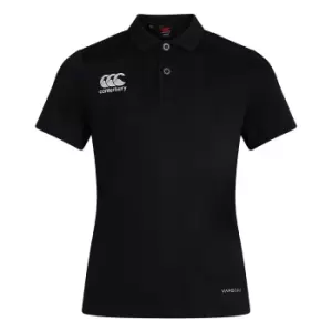 Canterbury Womens/Ladies Club Dry Polo Shirt (10 UK) (Black)