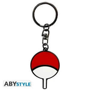 Naruto Shippuden - Uchiha Symbol Metal Keyring