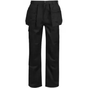 Regatta Mens Pro Cargo Trousers (30R) (Black) - Black