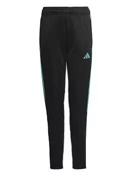 Boys, adidas Youth Tiro 23 Pant - Black/Blue, Size 7-8 Years