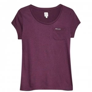 Jack Wills Fullford T-Shirt - Plum