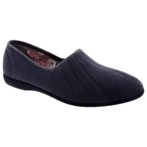 Mirak Andrea Touch Fastening Slipper Female Navy UK Size 4