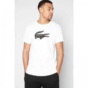 Lacoste Oversized White Croc T-Shirt