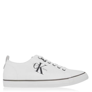 Calvin Klein Jeans Arnold Canvas Trainers - White