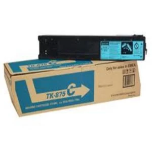 Kyocera TK875C Cyan Laser Toner Ink Cartridge