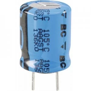 Vishay 2222 136 68221 Electrolytic capacitor Radial lead 5mm 220 63 V 20 x H 12.5mm x 20 mm