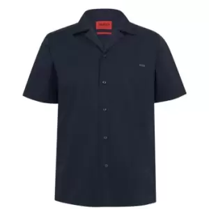 Hugo Ellino Short Sleeve Shirt - Blue