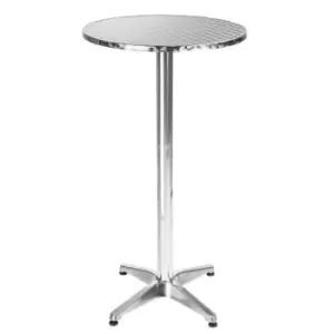 Tectake Bar Table Made Of Aluminium 60Cm - Tall