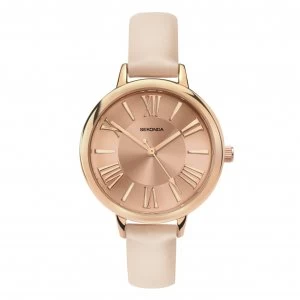 Sekonda Editions Ladies Blush Beige Strap Watch