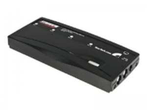 StarTech.com 4 Port Black PS/2 KVM Switch Kit with Cables - 4 Port PS2